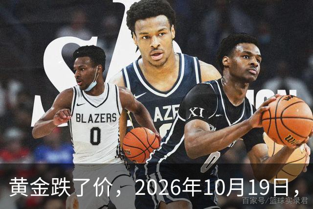 黄金跌了价，2026年10月19日，中国黄金最新价格，人民币黄金最新价格